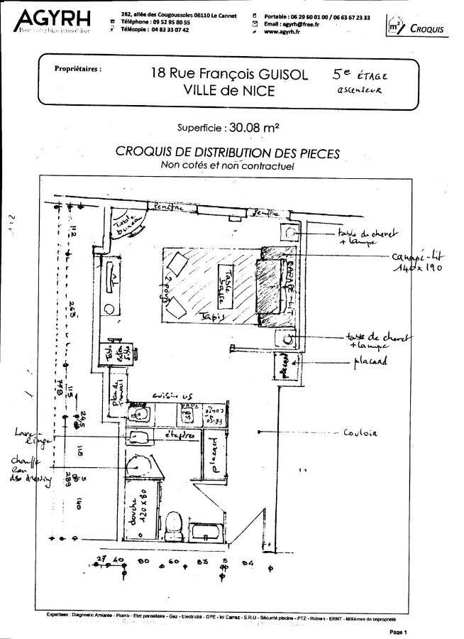 Charmant Studio Tout Proche Du Port Νίκαια Εξωτερικό φωτογραφία